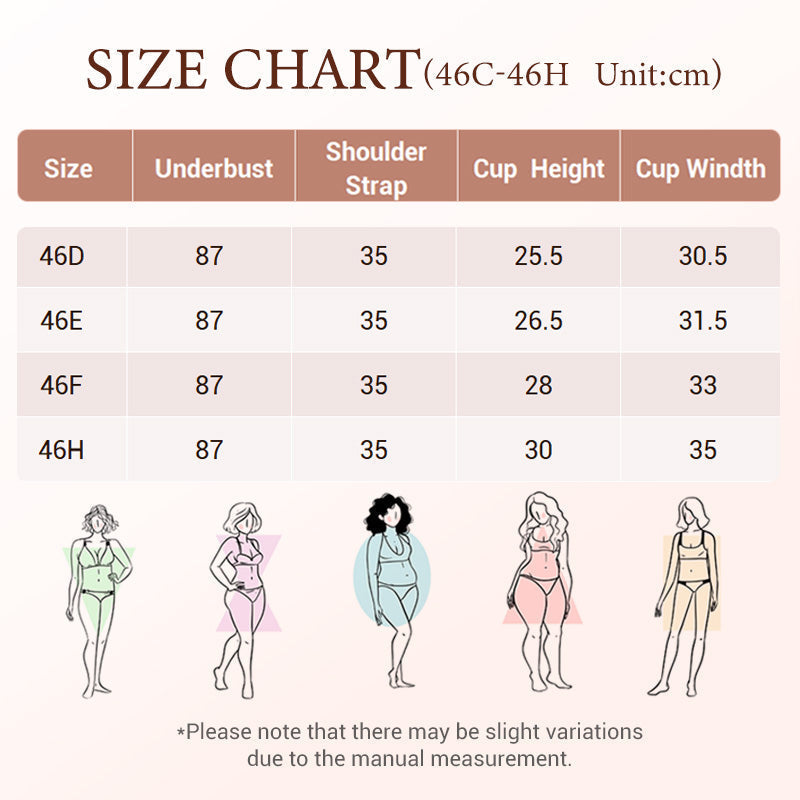 💜Enchante Floral Lace Plus Size Underwire Unlined Unpadded Minimizer Full Coverage Bra Women's Wear Comfortable Breathable Mesh Cup