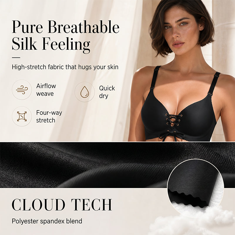 Women’s Seamless Breathable Push-Up Support Bra