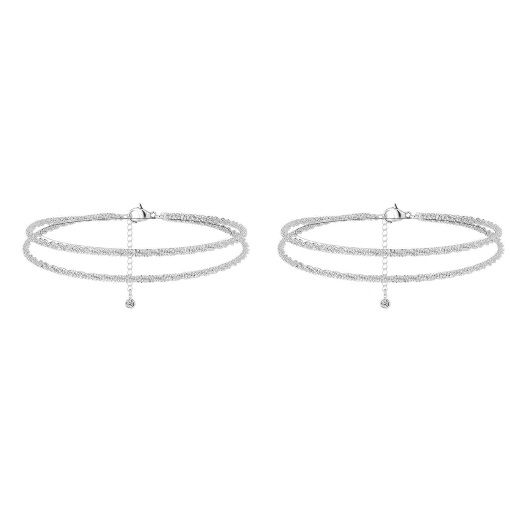 💜LAST DAY - BUY 1 GET 1 FREE💜Dainty Layered waterproof anklet