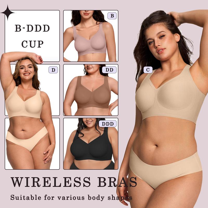 💜 BLACK FRIDAY BIG DEAL💜Women's Seamless Full Coverage Wireless Bra