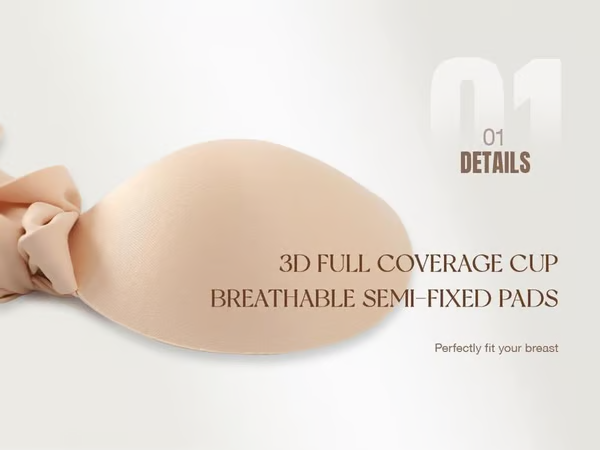 💜 LAST DAY PROMOTION - 50%OFF💜Women's Wireless V-Neck Crossover Mesh Seamless Push-Up Bra