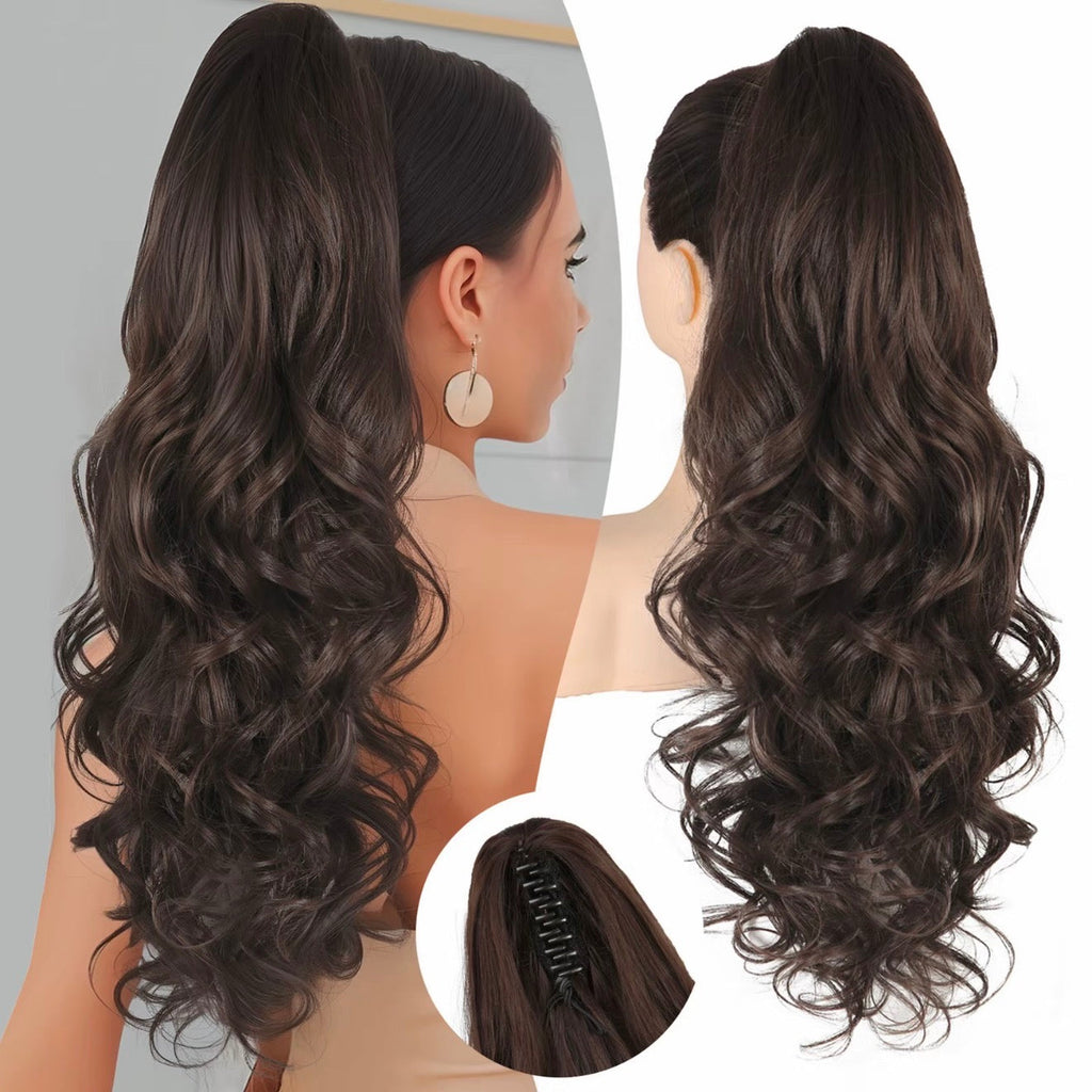 💜 LAST DAY PROMOTION - 50%OFF💜Clip-on Wavy Ponytail Extension