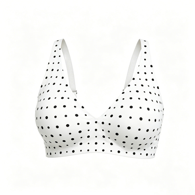 💜💜Jelly Wireless Womens Comfortable Wireless Bras Push Up Bralettes Seamless Tshirts Bras Deep V Everyday Bras