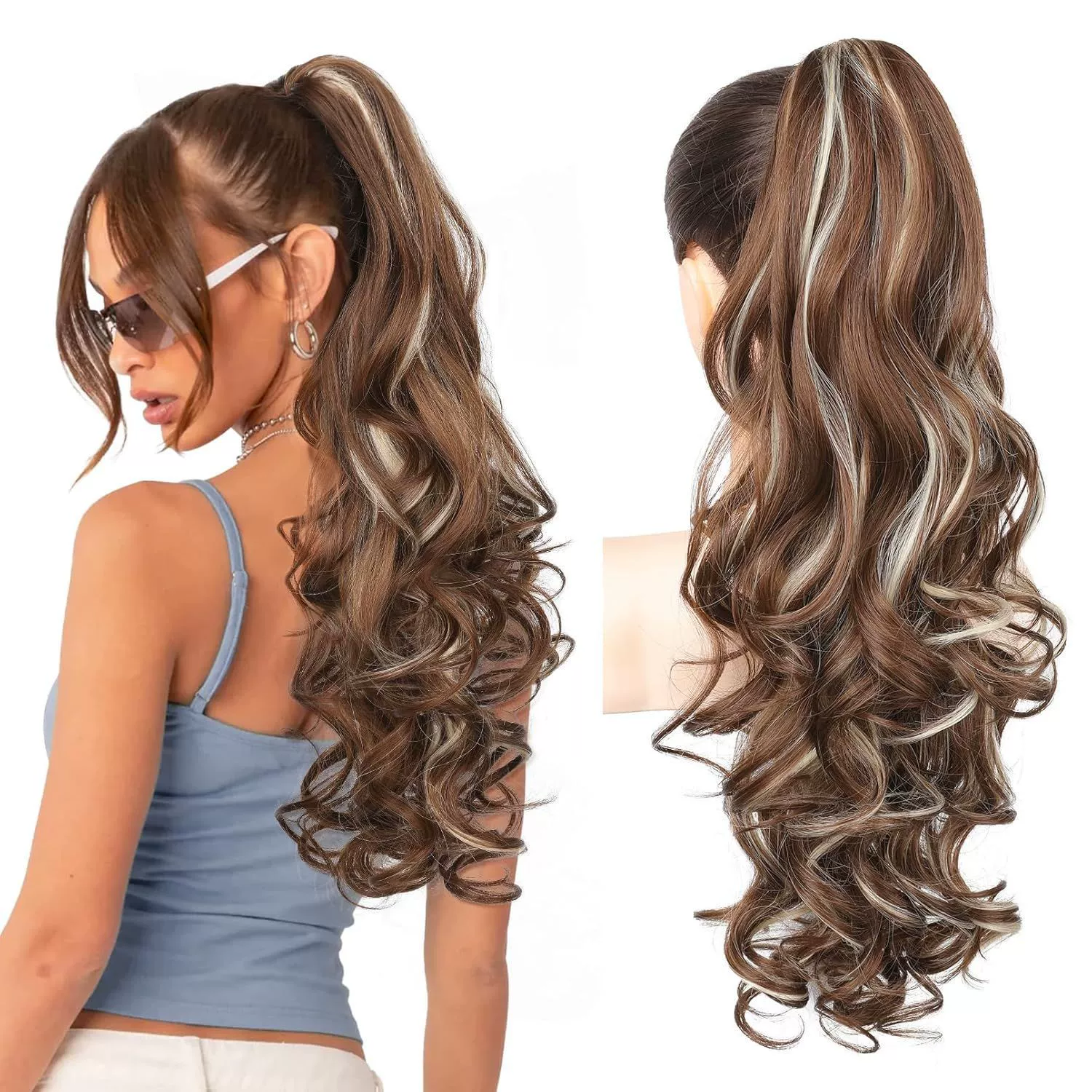 💜 LAST DAY PROMOTION - 50%OFF💜Clip-on Wavy Ponytail Extension