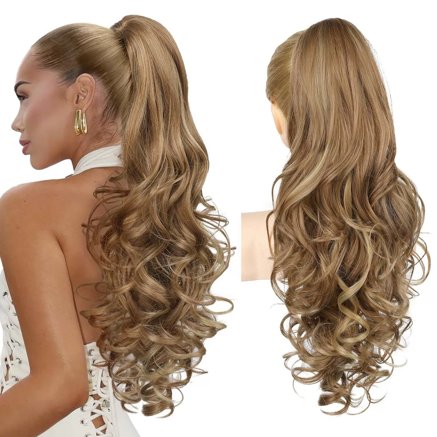 💜 LAST DAY PROMOTION - 50%OFF💜Clip-on Wavy Ponytail Extension