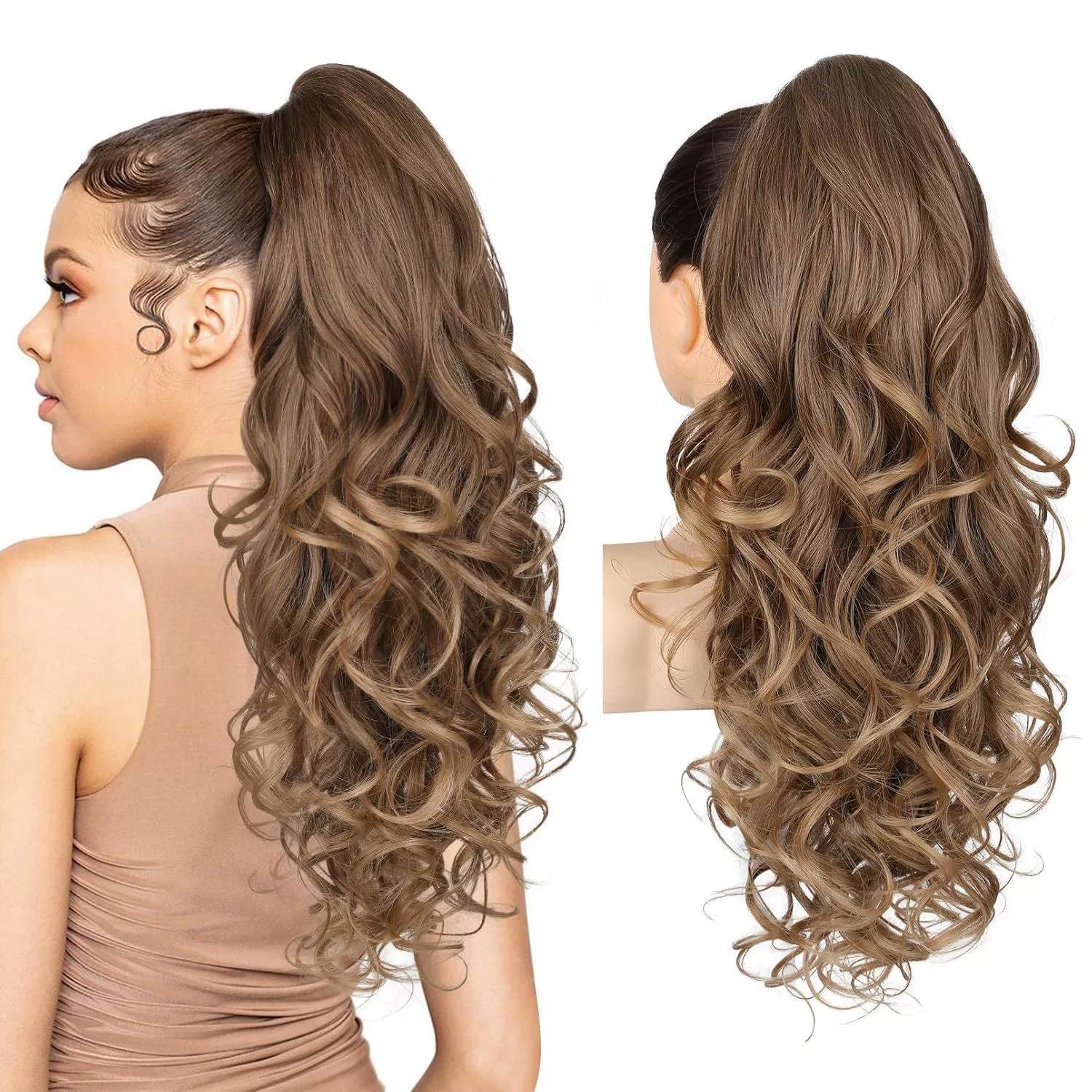 💜 LAST DAY PROMOTION - 50%OFF💜Clip-on Wavy Ponytail Extension