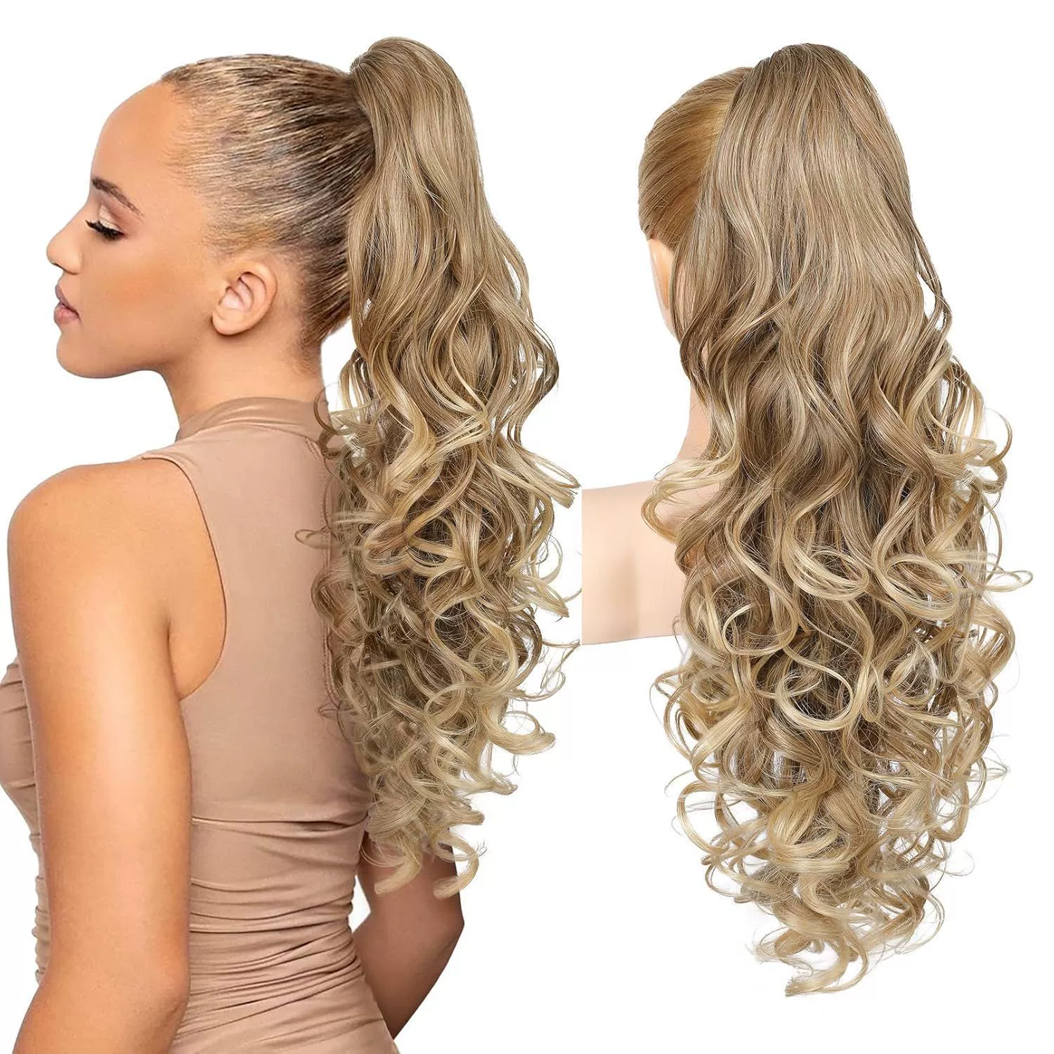 💜 LAST DAY PROMOTION - 50%OFF💜Clip-on Wavy Ponytail Extension