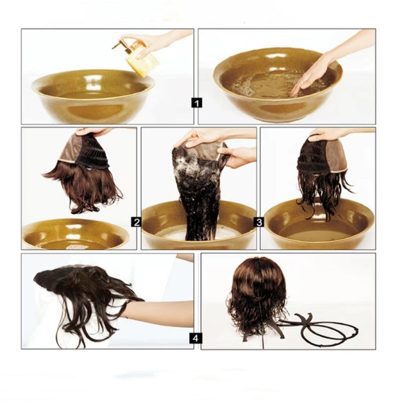 18 Inch Curly Wavy Frizzy Hair Extension with Ponytail