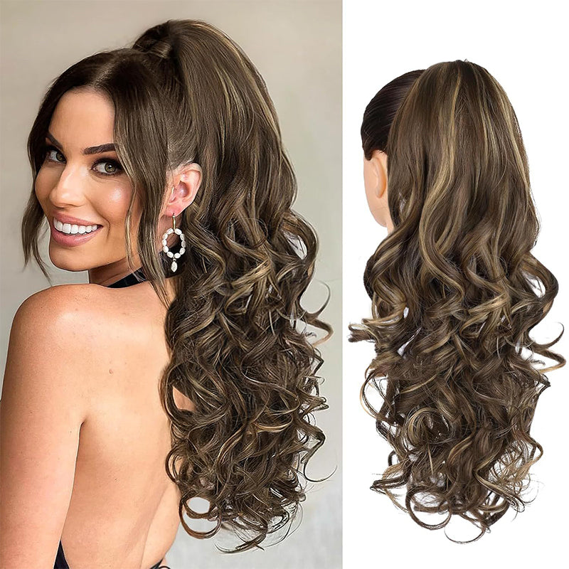 💜 LAST DAY PROMOTION - 50%OFF💜Clip-on Wavy Ponytail Extension