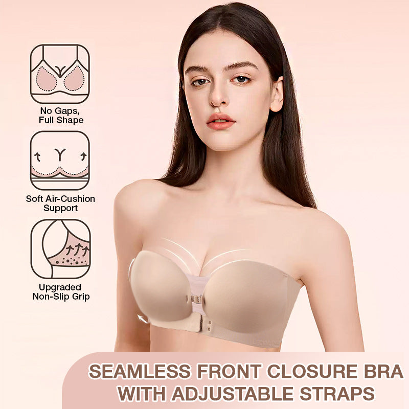 💞Seamless Front Closure Bra With Adjustable Straps
