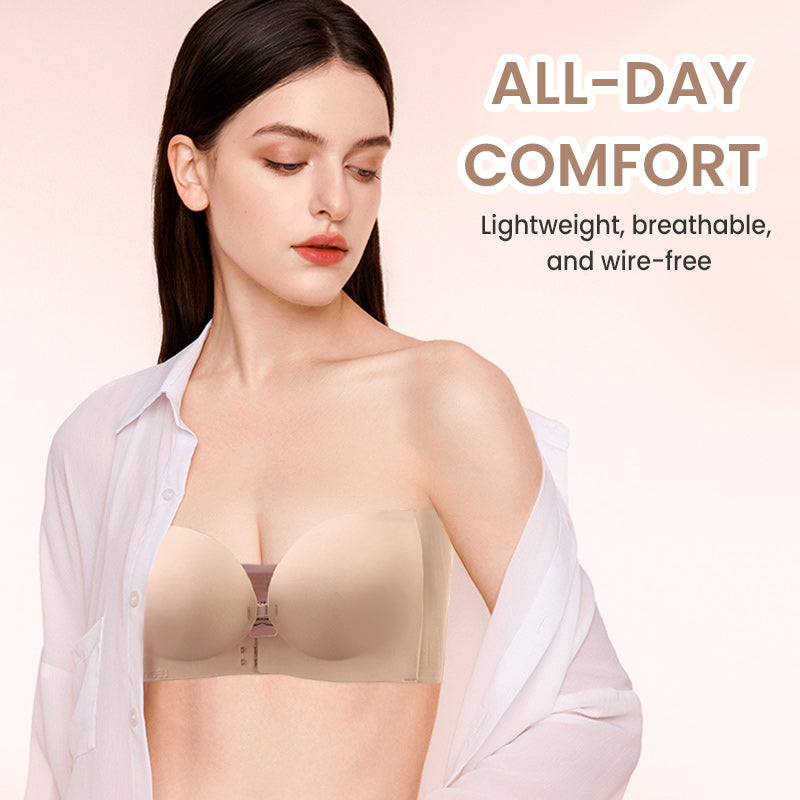 💞Seamless Front Closure Bra With Adjustable Straps