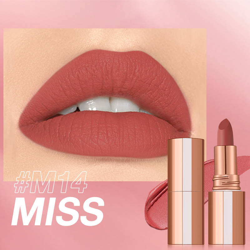 💞Matte Finish Waterproof Long Wear Silky Lipstick