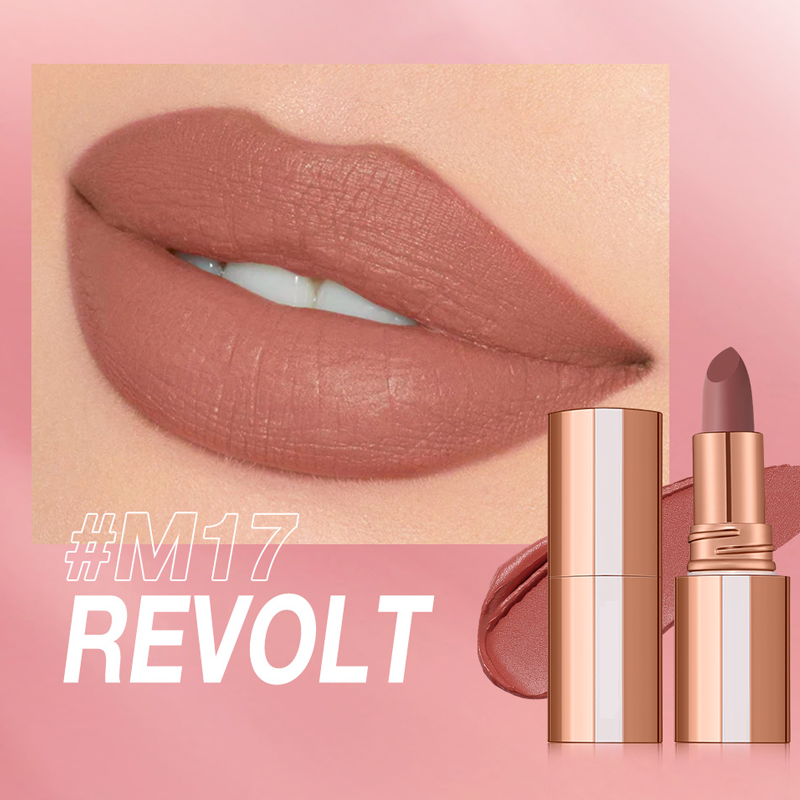 💞Matte Finish Waterproof Long Wear Silky Lipstick